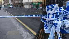 Dundee: Road cordoned off by police.