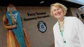 Joan Morrison: She died at the scene.