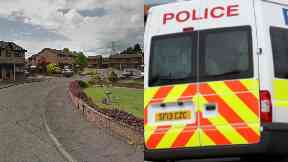 Paisley: Man threw flammable item.