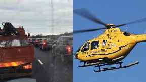 M90: The route has been closed in both directions. (Picture: Fife Jammer Locations)