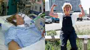 Hospital: Ms Hutton fought hard to survive.
