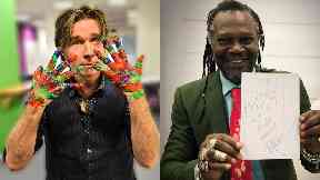 Supporters: Justin Currie and Levi Roots.
