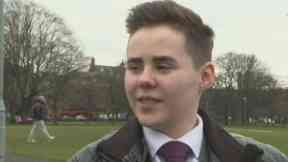 Strong: Austin Ferguson hopes his mum will one day understand.