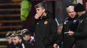Robinson saw his side beaten by the Championship leaders.