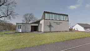 East Kilbride: A body was discovered on a path next to Westwood Baptist Church.