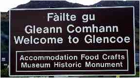Glencoe: A popular tourist destination.