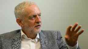 Labour: Jeremy Corbyn visited Glasgow.