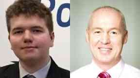 Christopher Daniel and Sheriff Gerard Sinclair