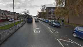 Bellshill: An iron bar was used in the attack.