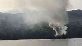 Smoke: Restaurant was unoccupied.