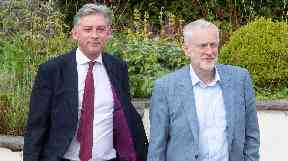Labour: Richard Leonard and Jeremy Corbyn.
