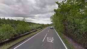 Accident: The crash happened on the A82 at Dochgarroch.