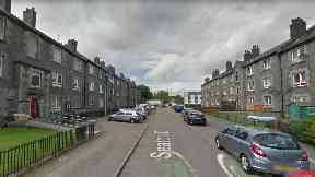 Aberdeen: Police raided a property in Seaton Drive.