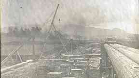 Construction materials in the Endrick Valley.