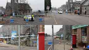 Break-in: The Scotmid store on Craigour Road was targeted.