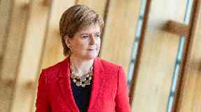 Nicola Sturgeon: May has shown 'no leadership whatsoever' (file pic).