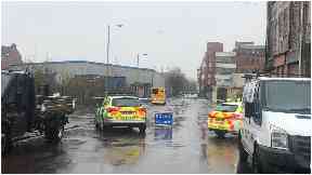 Burned: A woman has died after being found on wasteground.