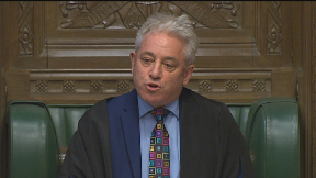 Bercow: Government must 'respect' decisions of the House.