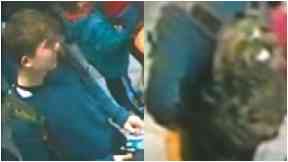 CCTV: Images were released showing Liam in McDonald's.