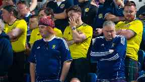 Fans: Frustration was felt around the stadium.
