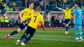 Kenny McLean: The Norwich player put Scotland 1-0 up.