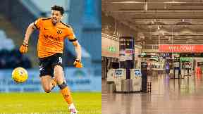 Osman Sow: The Dundee United striker was stopped by police.