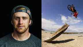 Mountain bike bandit: Stunt biker Danny MacAskill.