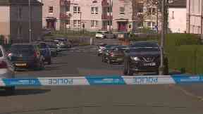 Investigation: Anthony Ferns collapsed outside his home on Roukenburn Street.