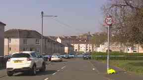 Glasgow: The suspect was last seen running away from Crebar Street.