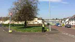 Stabbed: Anthony Ferns drove to his home.