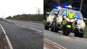 East Kilbride: The man was dumped on the side of the road.