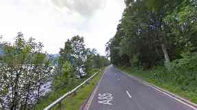 Perthshire: The alleged incident is said to have taken place on the A85.