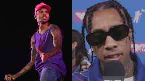 Musicians: Chris Brown and Tyga.