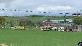 Wall collapse: Manuel Farm.