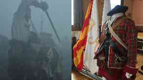 Battle of Prestonpans: Scene from Outlander and clothing.