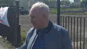 Billy McAllister challenged what was going on at the centre.