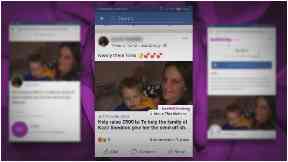 £500 was donated to a fund in Karen Sneddon's name.