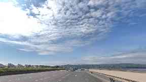 Ayr: South Ayrshire Council closed Blackburn car park at the seafront.