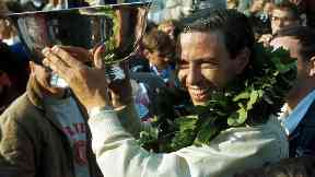 Champion: Racing driver Jim Clark.