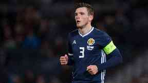 Robertson will lead Scotland out against Russia tonight.