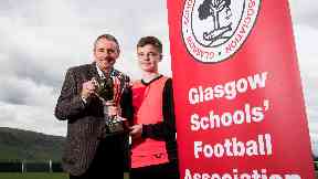 Boyd was attending the Glasgow Schools' Football Association finals.
