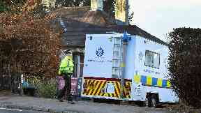 Scene: Police launched a major investigation.