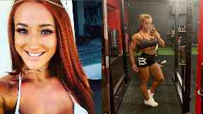 Journey: Katie Sutherland has transformed her body.