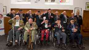 D-Day veterans invited to the reception.