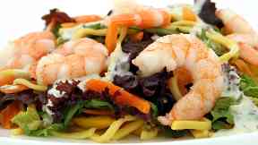 Seafood: A prawn farm has been built in Stirlingshire.