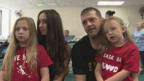 Ruby's family are calling on more people to donate blood.