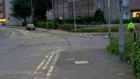 Police: Officers cordoned off the area.