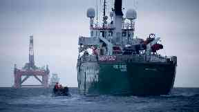 Greenpeace: The protesters overtook the rig.