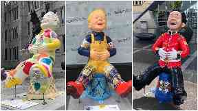 Artists have given the comic book character colourful makeovers.