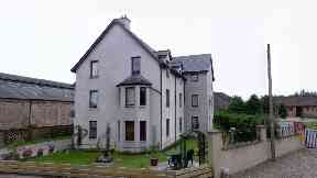 Forres: Police raided Silk Court.